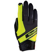 Racing gloves Roeckl LL Lidhult black-yellow