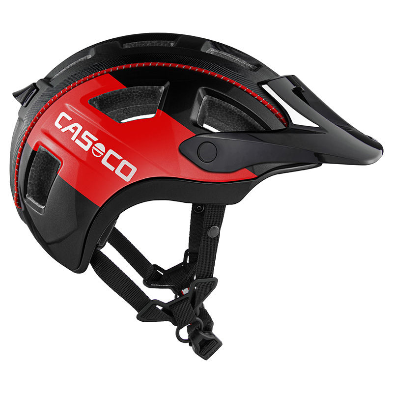 Mountainbike helmet Casco MTBE 2 black-red, CrossCountry Elite Sports VoF