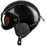 шлем для лыж и сноуборда Casco SP-6 \"SIX\" Visor Limited Carbon чёрно