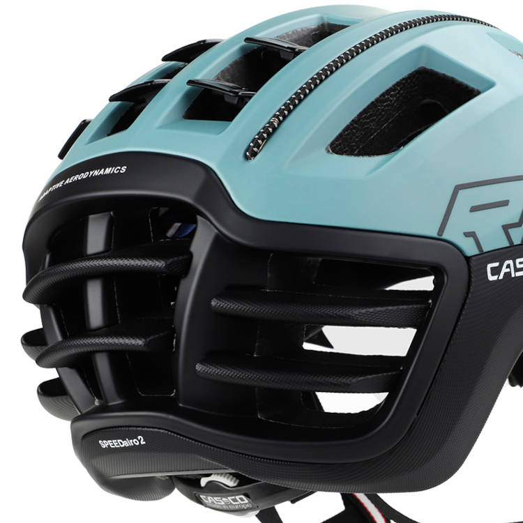 Rollerski / Cycling helmet Casco SpeedAiro 2 RS gravel-green 2 mat,  CrossCountry Elite Sports VoF