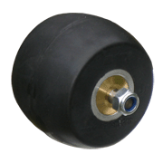 заднее стопорное колесо для роллеров Elpex WASA 610 в сборе, Ø 70x50 мм