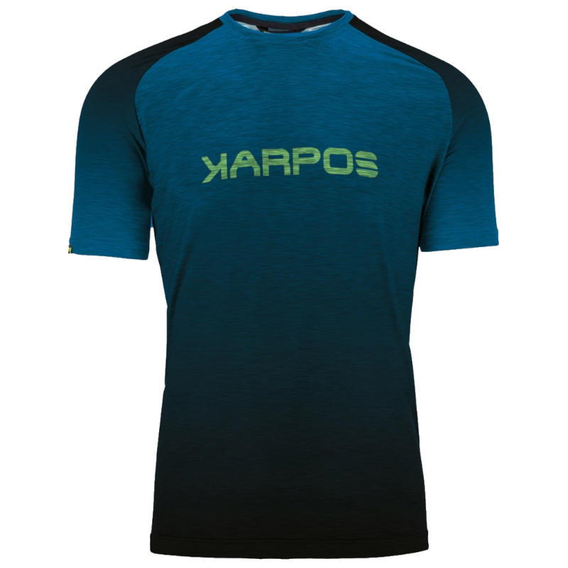 Men's t-shirt Karpos Prato Piazza Jersey indigo black, CrossCountry Elite  Sports VoF