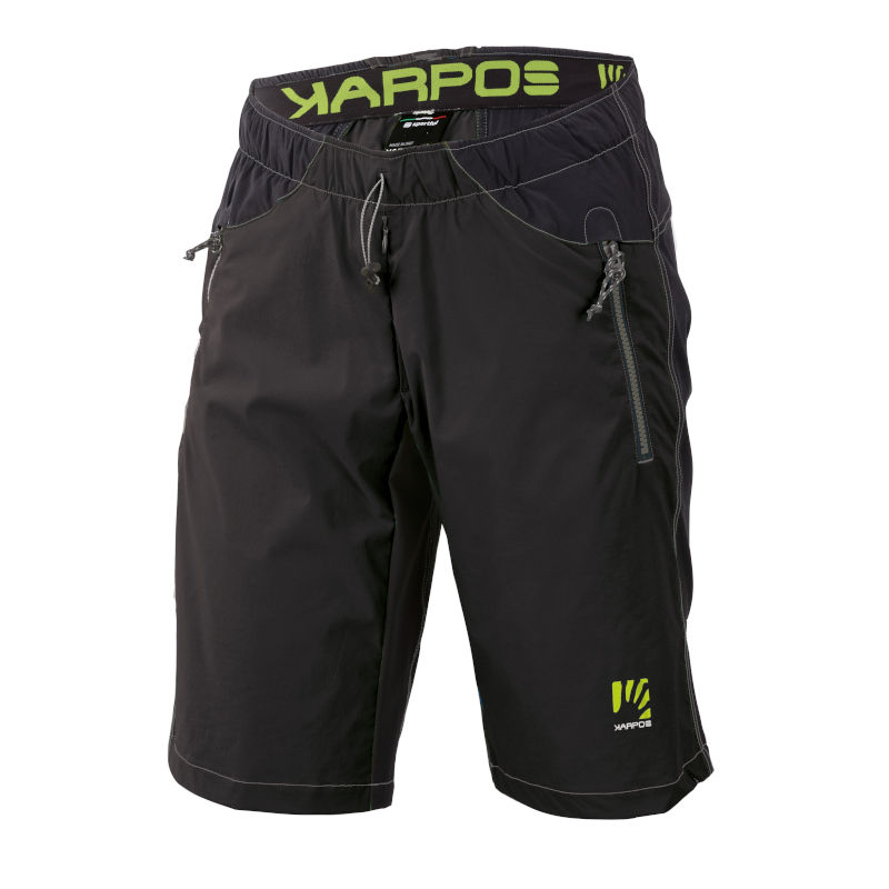 Men shorts Karpos Rock Bermuda black, CrossCountry Elite Sports VoF