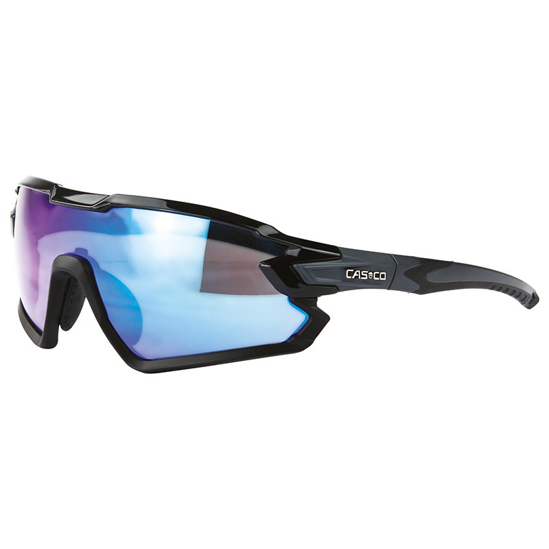 Sunglasses CASCO SX-34 Cabonic black - blue mirrored, CrossCountry Elite  Sports VoF