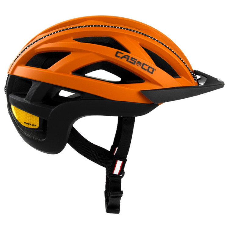 Rollski / Fahrradhelme Casco Cuda 2 schwarz-orange matt (limited edition),  CrossCountry Elite Sports VoF