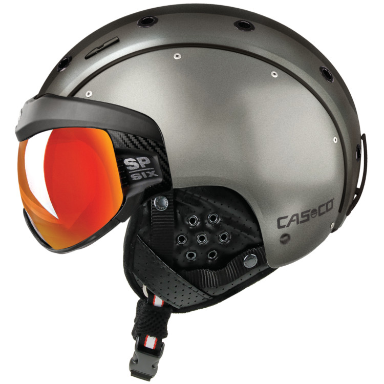 Ski and Snowboard helmet Casco SP-6 "Six" Visor Vautron Multilayer Titan,  CrossCountry Elite Sports VoF
