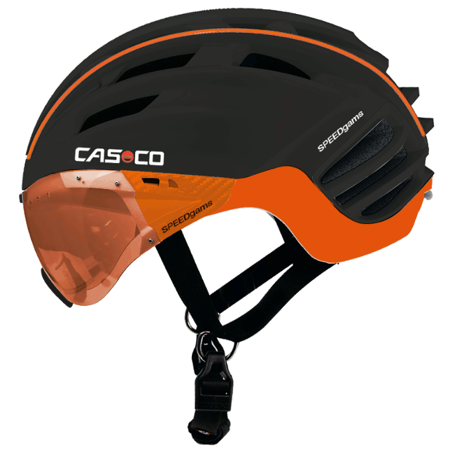 Multipurpose hjelm Casco SpeedGams svart-orange glanset, CrossCountry Elite  Sports VoF
