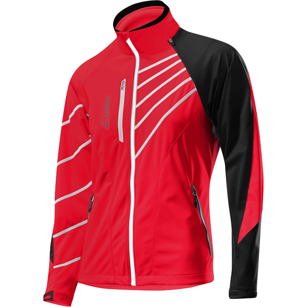 Women's Jacket Löffler WS Softshell Light Worldcup Red-black, CrossCountry  Elite Sports VoF