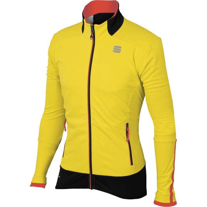 Warm-up jacket Sportful Apex 2 WS Jacket yellow, CrossCountry Elite Sports  VoF