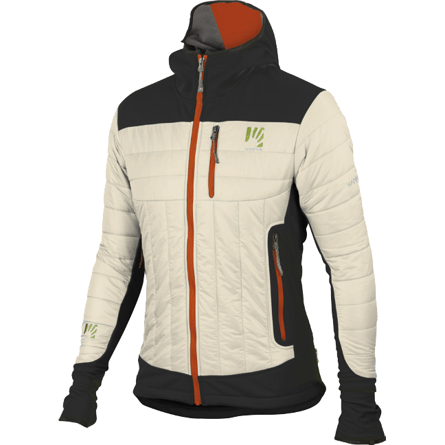Warm jacket Sportful Karpos Lastei Loft white-black, CrossCountry Elite  Sports VoF
