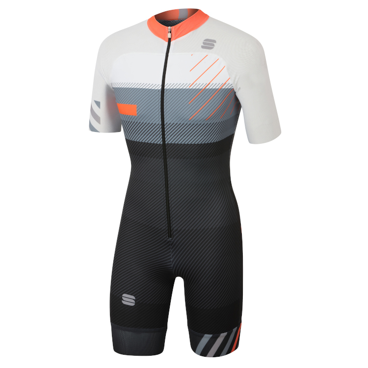 Sportful Training Rollerski Suit svart-hvit-orange, CrossCountry Elite  Sports VoF
