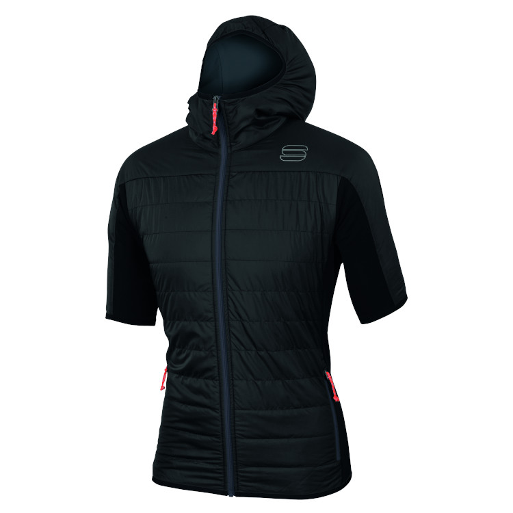 Warm-up jacket Sportful Rythmo Puffy Evolution black, CrossCountry Elite  Sports VoF
