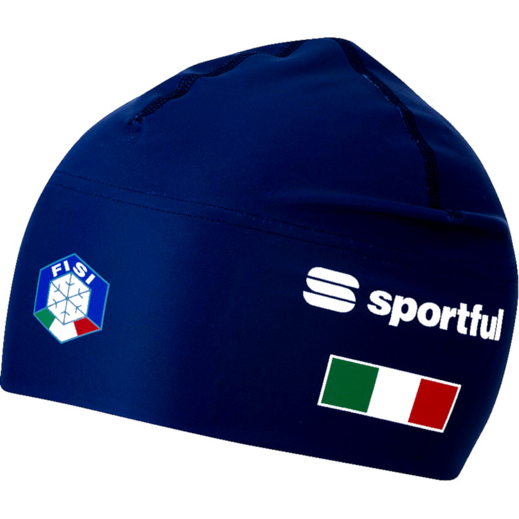 Mütze Sportful Team Italia Race Hat 2020 "Italien Blau", CrossCountry Elite  Sports VoF