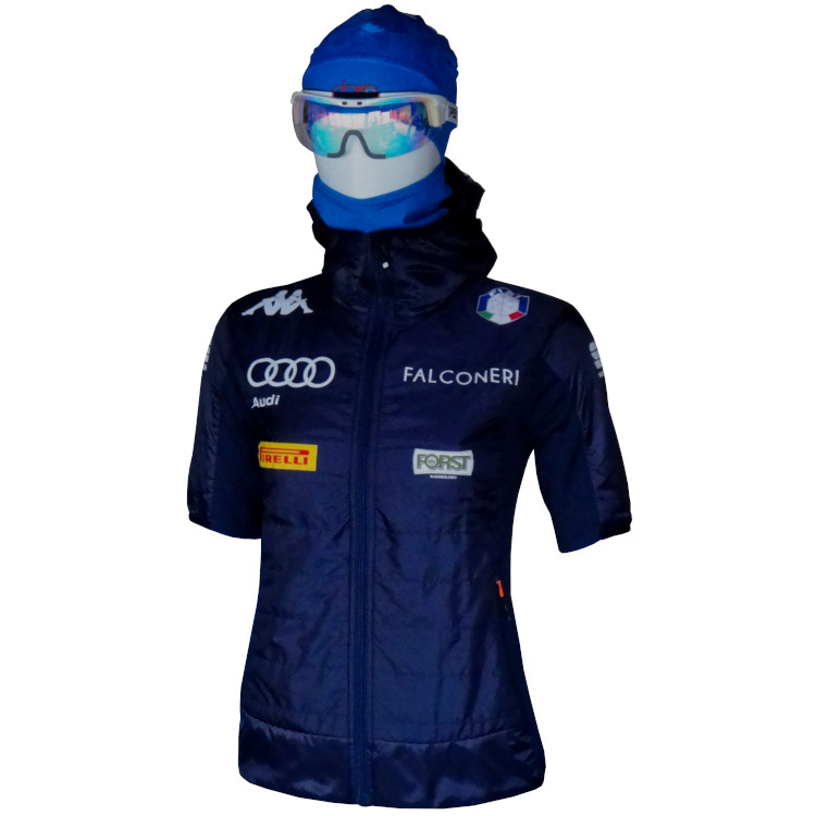 Warm-up jacket Sportful Team Italia Kappa W Puffy "Italy Blue",  CrossCountry Elite Sports VoF