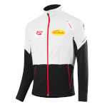 мужская разминочная куртка Löffler Team Austria Gore-Tex Infinium WS Light чёрно-белая