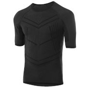 Löffler men\'s shirt short sleves Transtex Warm Hybrid black