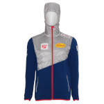 Löffler men\'s Team Austria Hybrid Hooded jacket ÖSV greystone-deep water