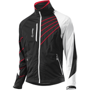 Men's Jacket Löffler WS Softshell Light Worldcup black-white