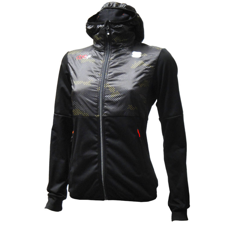 Warm Sportful Doro Rythmo Jacket black-grey-yellow, CrossCountry Elite  Sports VoF
