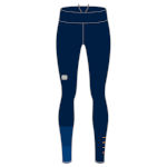 Warme dames panty's Sportful Squadra W blauw keramiek / italië blauw