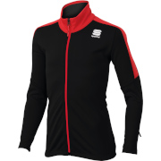 Veste d\'échauffement Sportful Team Jacket Junior noir-rouge