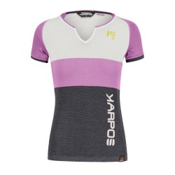 Women t-shirt Karpos Moved Evo W Jersey vulcan/bloom