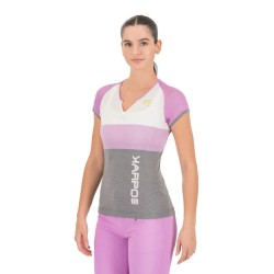 Women t-shirt Karpos Moved Evo W Jersey vulcan/bloom