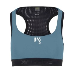 Women's top Karpos Quick Evo Bra windward blue/vulcan
