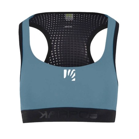 Women's top Karpos Quick Evo Bra windward blue/vulcan