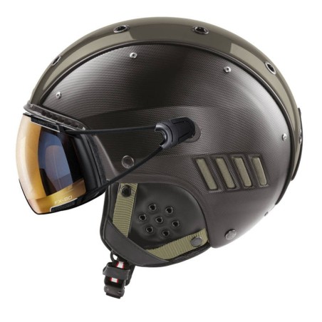 Skihjelm CASCO SP-4 oliven-svart struktur
