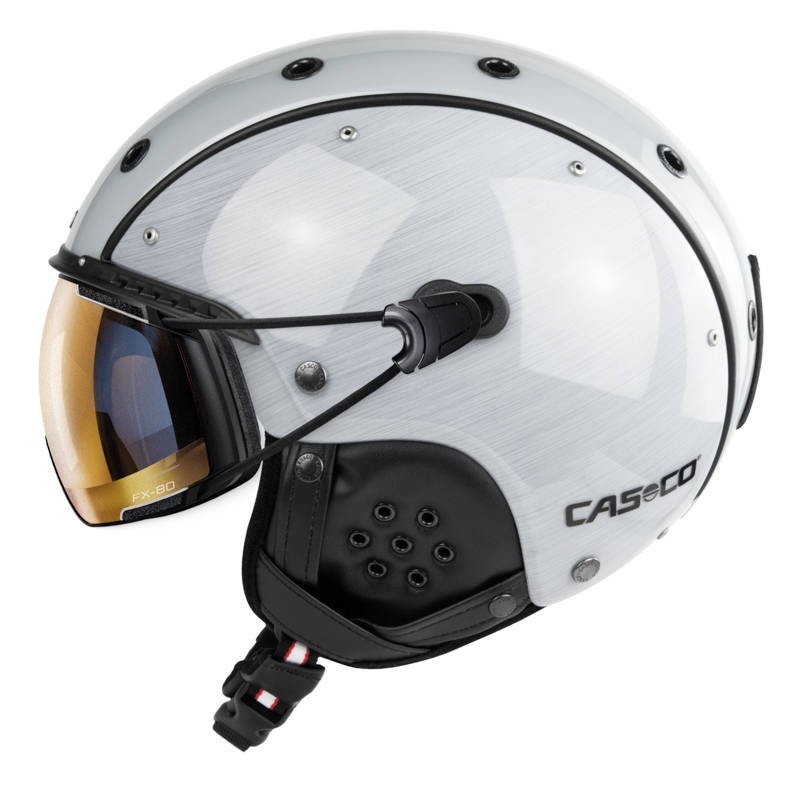 Skihjelm CASCO SP-3 Børstet stål sølv Skihjelm CASCO SP-3 Børstet stål sølv