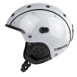 Skihjelm CASCO SP-3 Børstet stål sølv