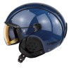 Skihjelm CASCO SP-3 Børstet stål blå