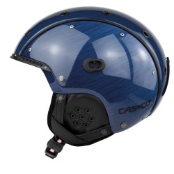 Skihjelm CASCO SP-3 Børstet stål blå