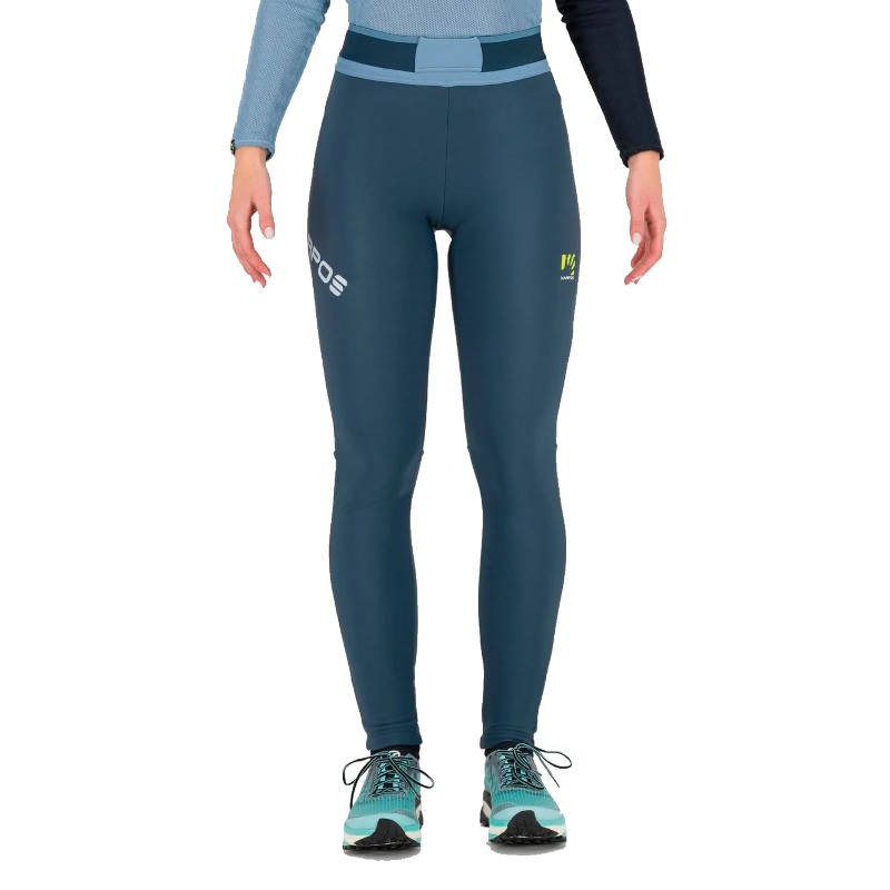 Women running tights Karpos Lavaredo Plus Winter Tight midnight/spring lake Women running tights Karpos Lavaredo Plus Winter Tight midnight/spring lake