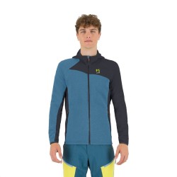 Warm jersey Karpos Averau Full-Zip Hoodie Fleece niagara/vulcan