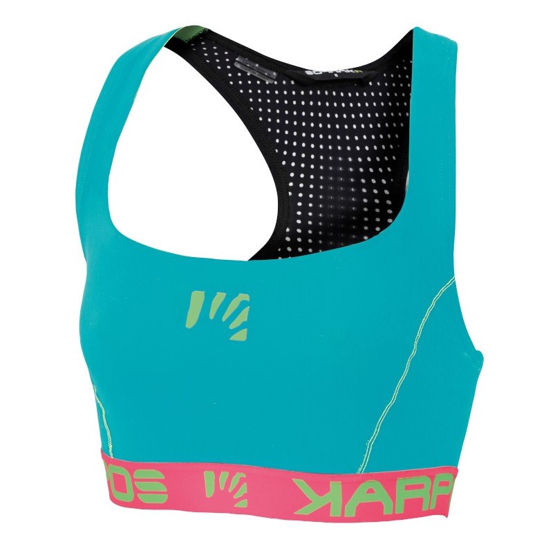Women's top Karpos Quick Evo Bra Turquoise Women's top Karpos Quick Evo Bra Turquoise