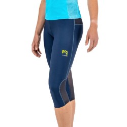 Women running tights Karpos Quick Evo W 3/4 Pants black-white