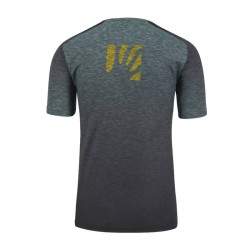 Men's t-shirt Karpos Prato Piazza Jersey Black/North Atlantic/Lemon Curry