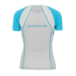 Women t-shirt Karpos Lavaredo Evo W Jersey white/blue atoll