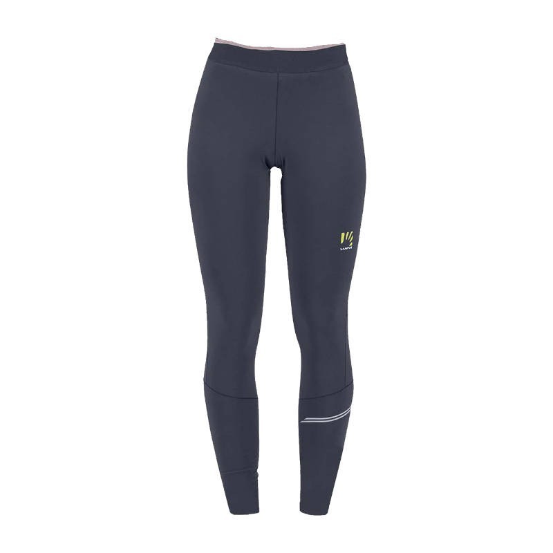 Women running tights Karpos Lavaredo W tights black/nirvana Women running tights Karpos Lavaredo W tights black/nirvana