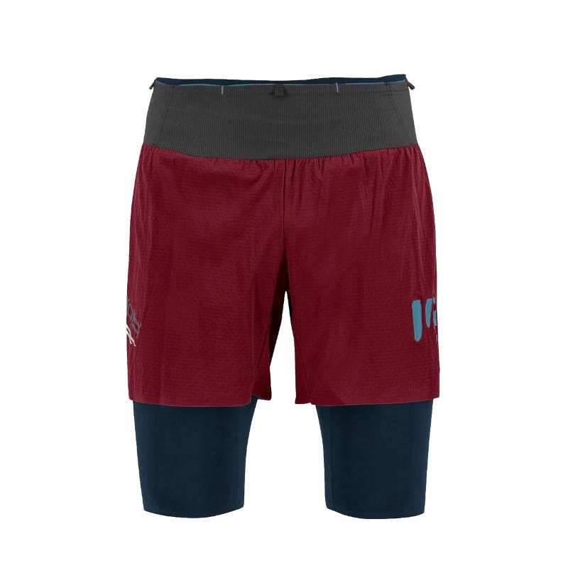 Men's running shorts Karpos Cengia Shorts Pomegranate/Outer Space Men's running shorts Karpos Cengia Shorts Pomegranate/Outer Space