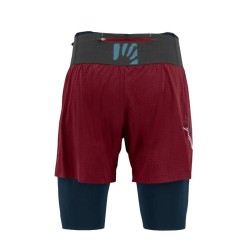 Men's running shorts Karpos Cengia Shorts Pomegranate/Outer Space