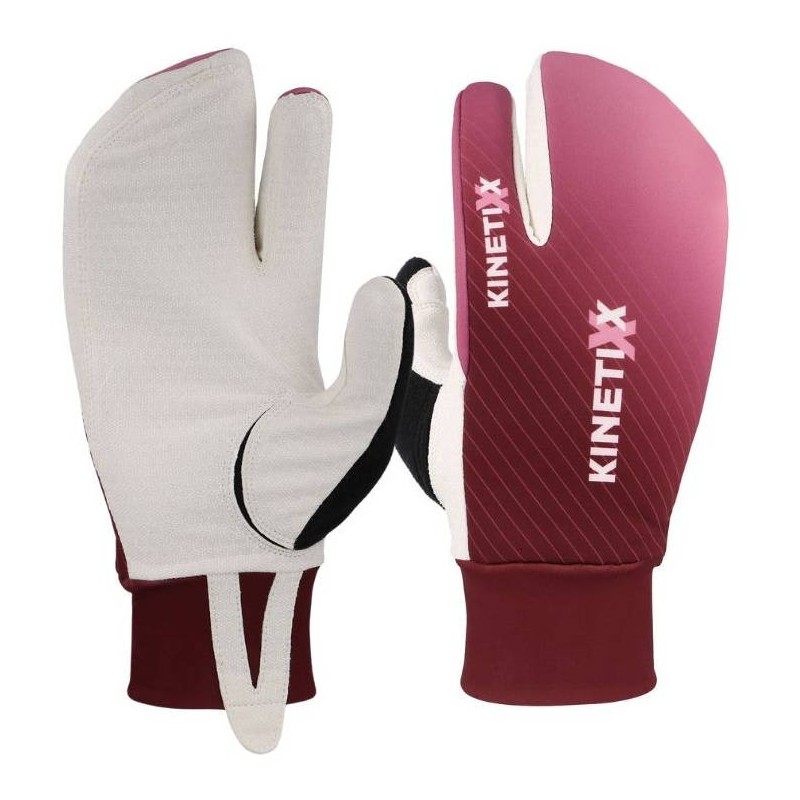 Racing cross-country ski & Biathlon gloves Kinetixx Sol X-Warm trigger berry / white Racing cross-country ski & Biathlon gloves Kinetixx Sol X-Warm trigger berry / white