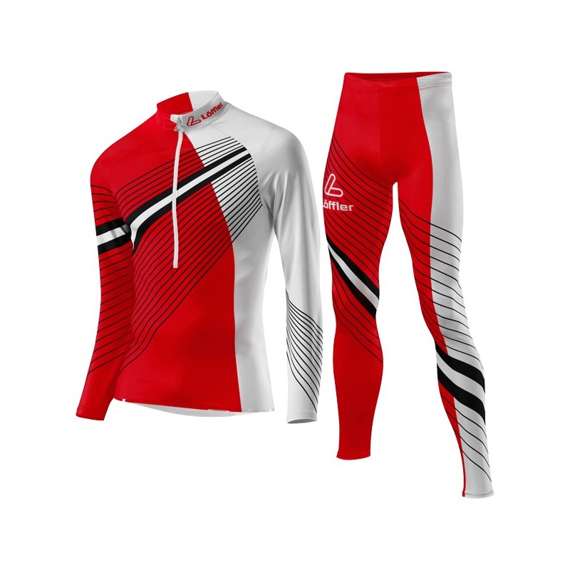 Löffler Cross-country ski suit WorldCup red Löffler Cross-country ski suit WorldCup red