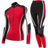 Löffler women's Cross-country ski suit black-cherry
