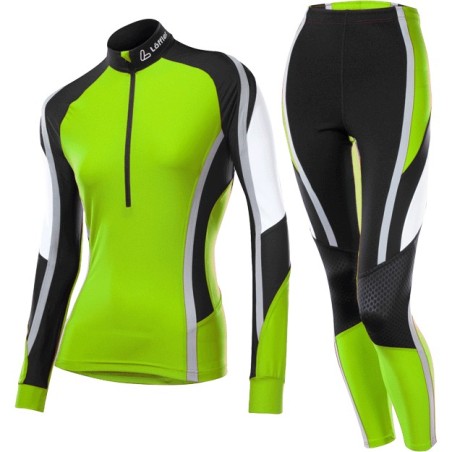 Löffler women's Cross-country ski suit black-lima