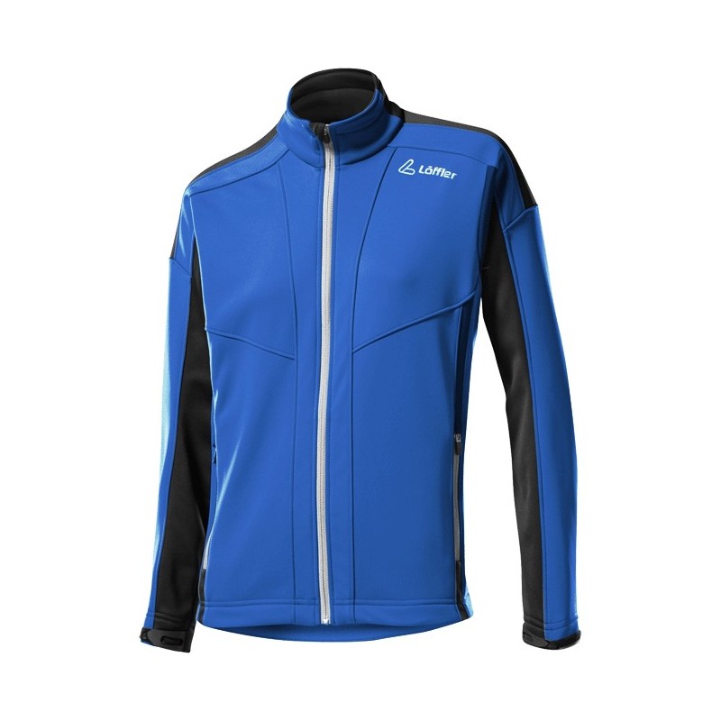 Men's Warm-Up Jacket Löffler WS Softshell Warm Royal Men's Warm-Up Jacket Löffler WS Softshell Warm Royal