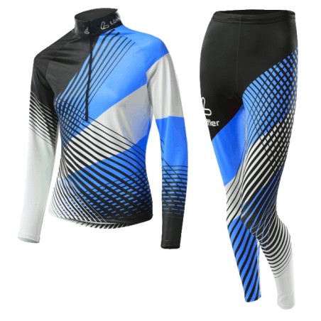 Löffler women's Cross-country skiing suit WorldCup 2 black-royal