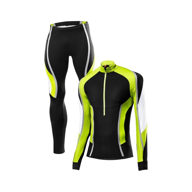 Löffler Cross-country ski suit black-apple (kids) Löffler Cross-country ski suit black-apple (kids)